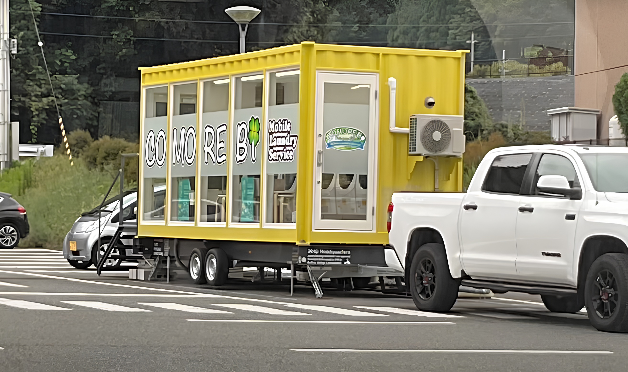 Japanin mobiilipesula: Pesula pyörillä